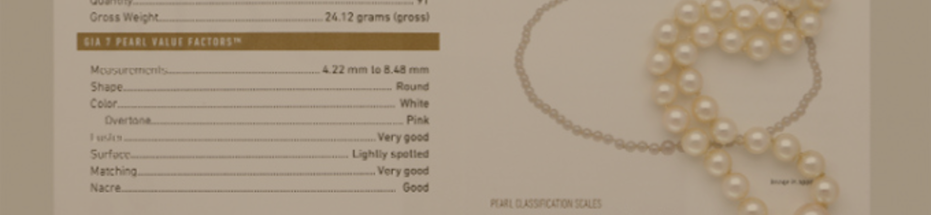 GIA expands nacre scale for pearl testing